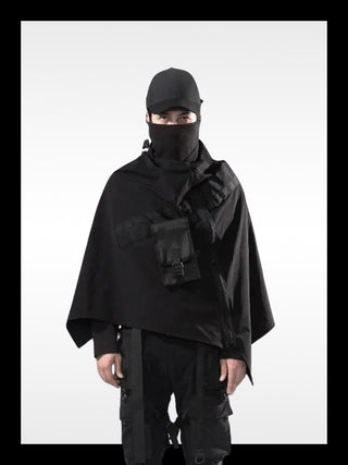 Techwear poncho