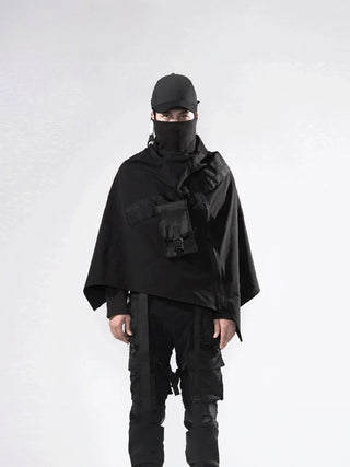 Techwear poncho