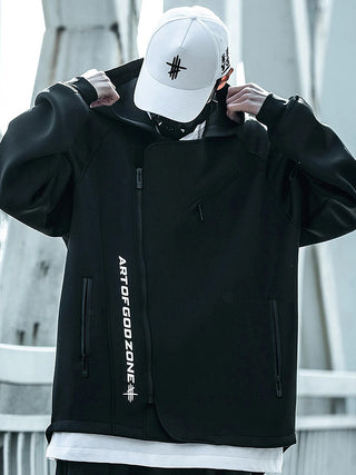 Oversized techwear hoodie