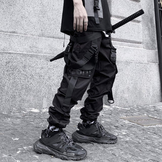 Pantalon techwear noir