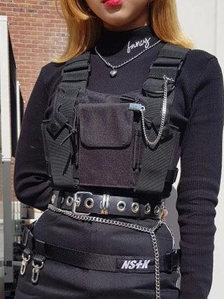 Techwear chest rig zwarte