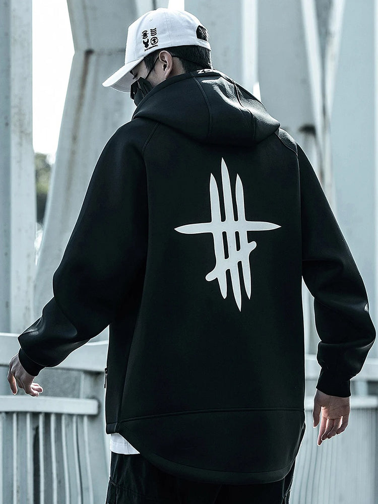 Oversized techwear-hoodie