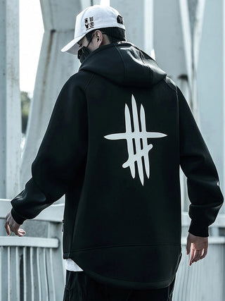 Oversized techwear-hoodie