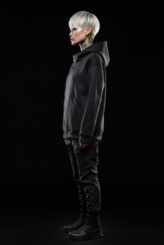 Full zip noir techwear