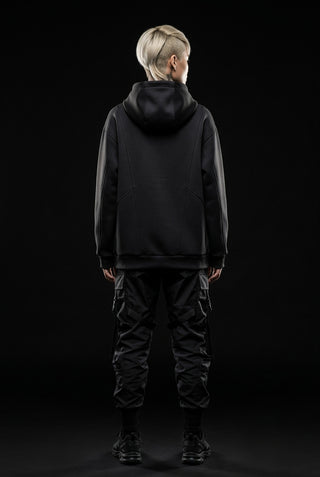 Full zip noir techwear