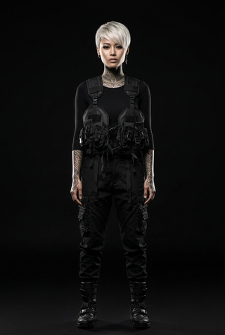 Tactical vest holster