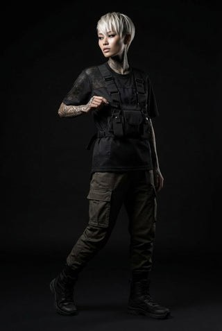 Techwear chest rig zwarte