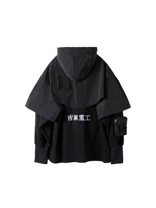 Zwarte hoodie-streetwear