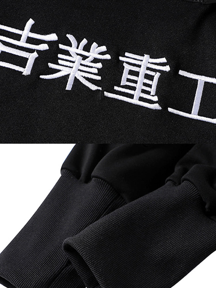 Zwarte hoodie-streetwear