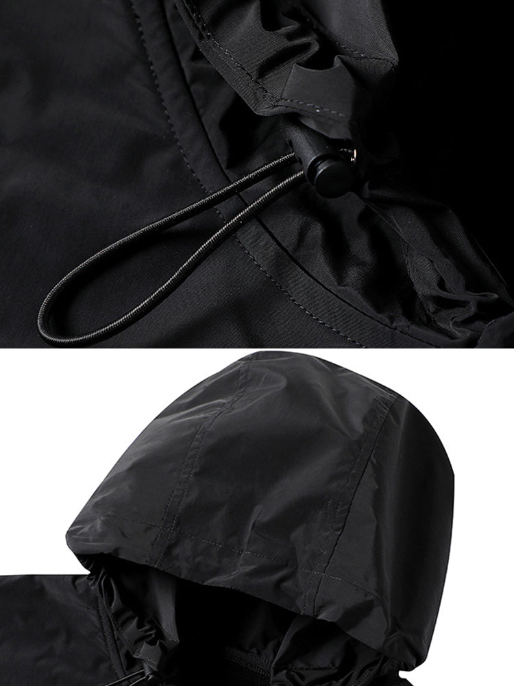 Zwarte hoodie-streetwear