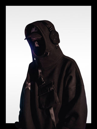 Cyberpunk techwear-hoodie